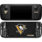 NHL Pittsburgh Penguins Distressed Steam Deck Handheld Gaming Computer Skin